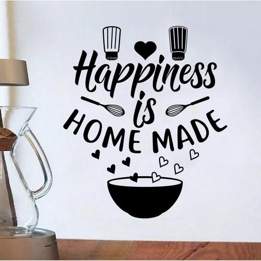 Wall Stickers Art Happiness Home Made