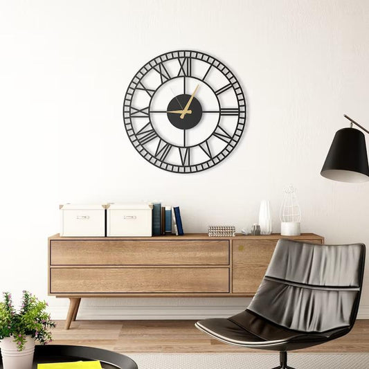 Abstract Art MDF Wood Wall Clock